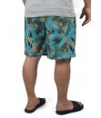 Short Estampado Elastano P M G GG Praia Turquesa